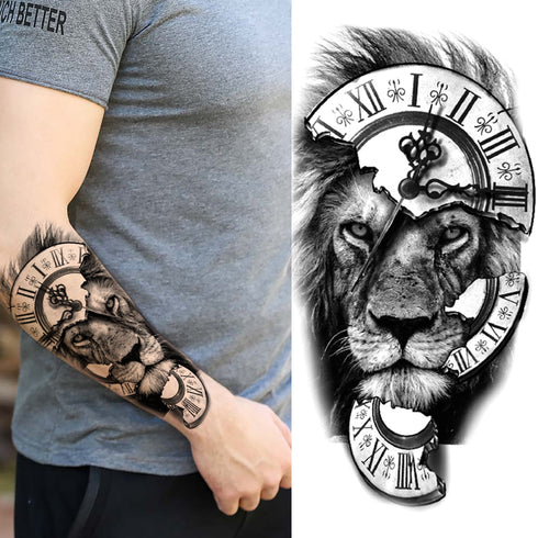 Tatouage Loup Géométrique